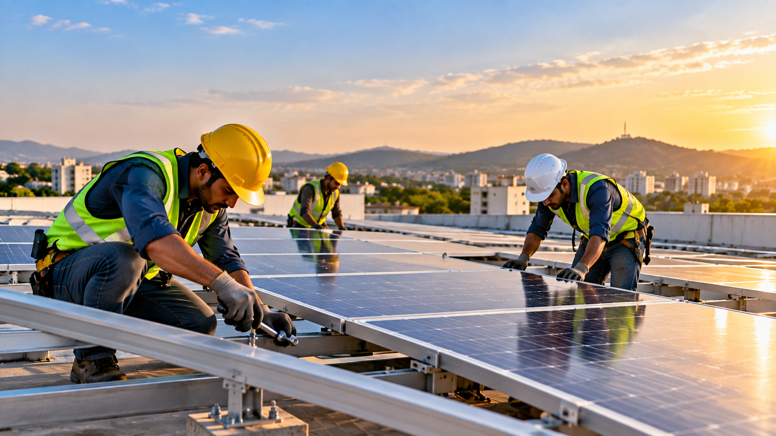 Solar EPC installation site