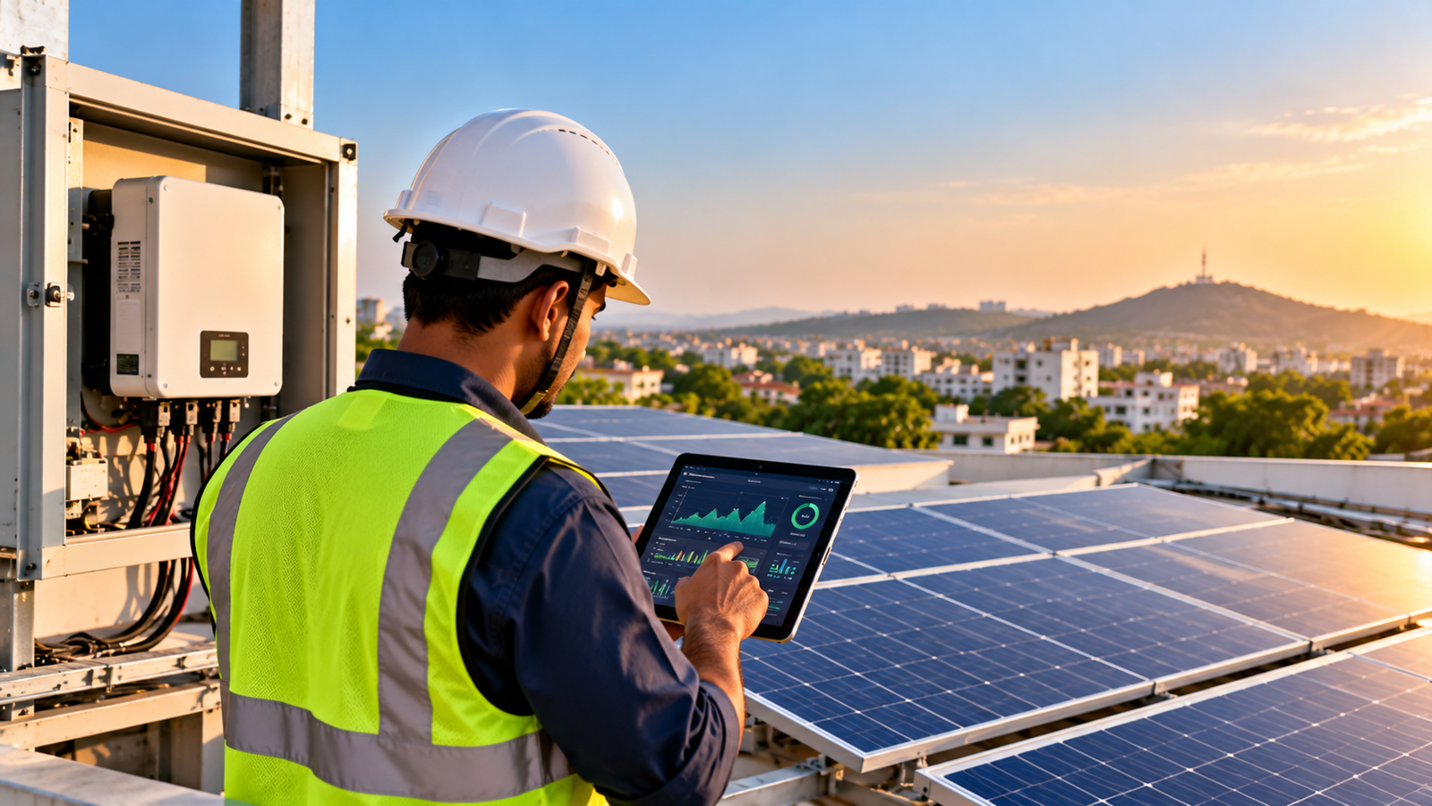 Solar panel maintenance and cleaning